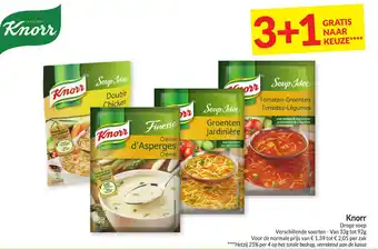 Intermarché Knorr Droge soep Verschillende soorten - Van 33g tot 92g aanbieding
