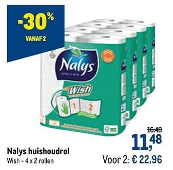 Makro Nalys huishoudrol aanbieding