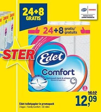 Makro Edet toiletpapier aanbieding