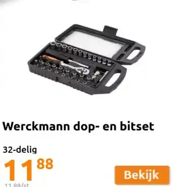 Action Werckmann dop- en bitset 32-delig aanbieding