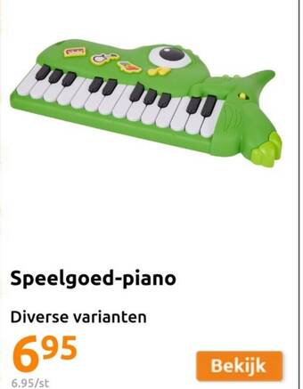 Action Speelgoed-piano aanbieding