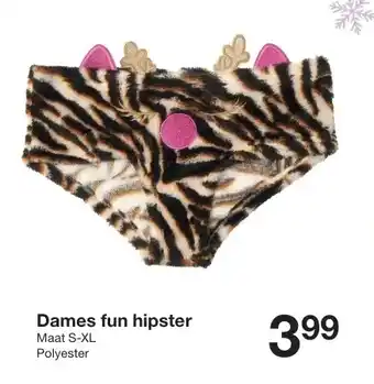 Zeeman Dames fun hipster aanbieding
