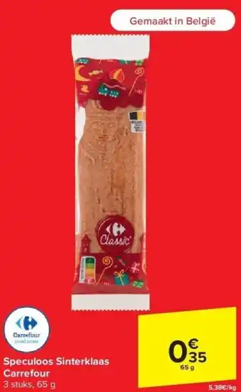 Carrefour Speculoos sinterklaas carrefour aanbieding