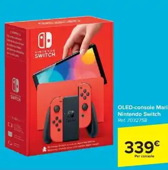 Oled-console mario nintendo switch