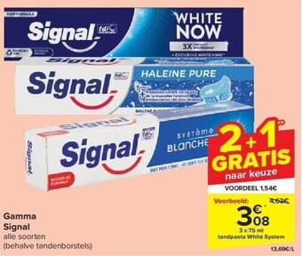 Carrefour Gamma signal aanbieding