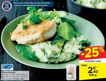 Carrefour Schelvishaasje aanbieding