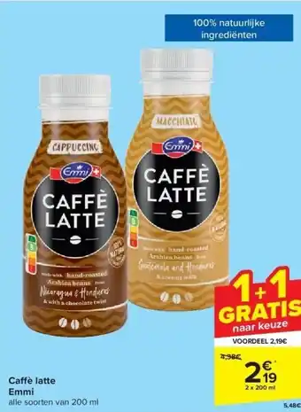 Carrefour Ca è latte emmi aanbieding