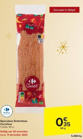 Carrefour Speculoos sinterklaas carrefour aanbieding