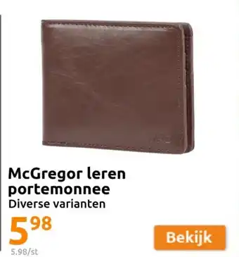 Action McGregor leren portemonnee Diverse varianten aanbieding