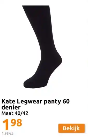 Action Kate Legwear panty 60 denier Maat 40/42 aanbieding