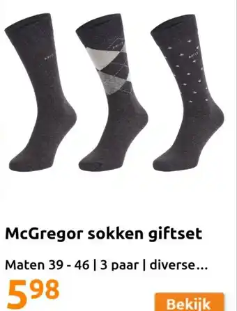 Action McGregor sokken giftset Maten 39-46 | 3 paar | diverse... aanbieding