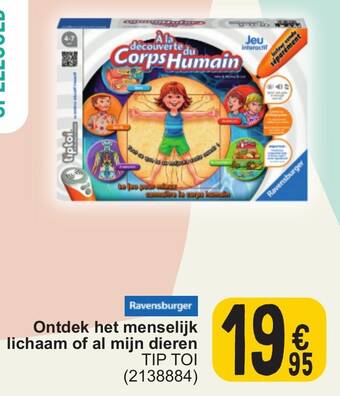 Cora Ontdek het menselijk lichaam of al mijn dieren TIP TOI aanbieding