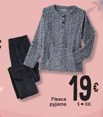 Fleece pyjama
