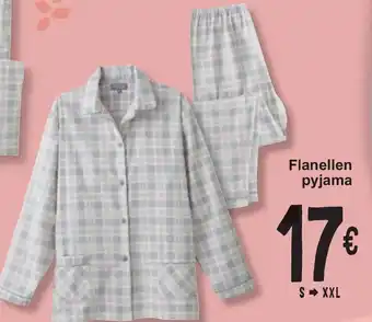 Flanellen pyjama