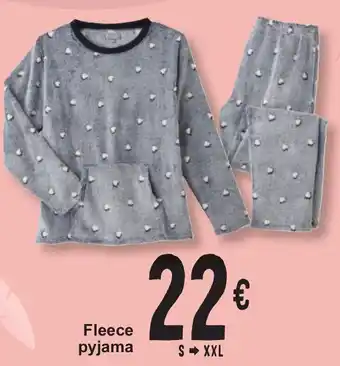 Cora Fleece pyjama aanbieding