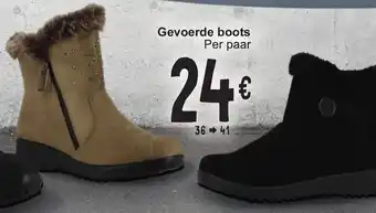 Gevoerde boots Per paar