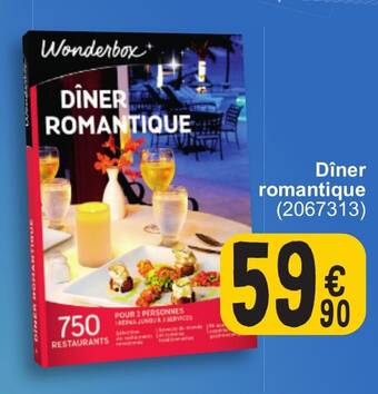 Cora Wonderbox Dîner romantique aanbieding