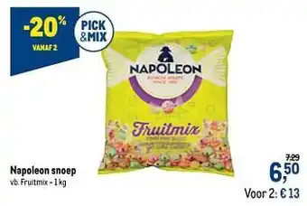 Napoleon snoep fruitmix 1kg