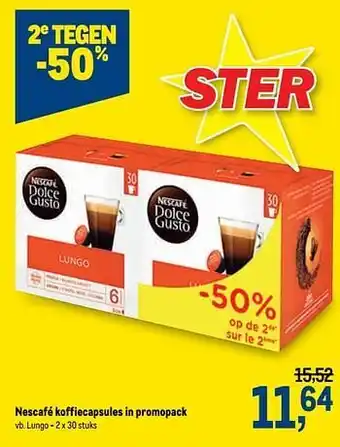 Nescafé koffiecapsules lungo