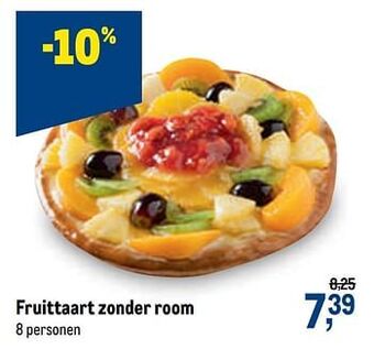 Fruittaart zonder room