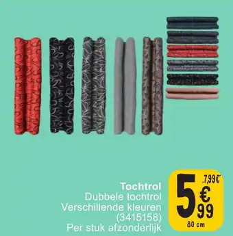 Tochtrol Dubbele tochtrol 80cm