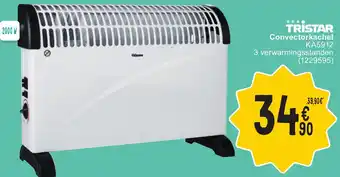 Cora TRISTAR Convectorkachel KA5912 aanbieding