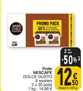 Cora NESCAFE DOLCE GUSTO Pods aanbieding