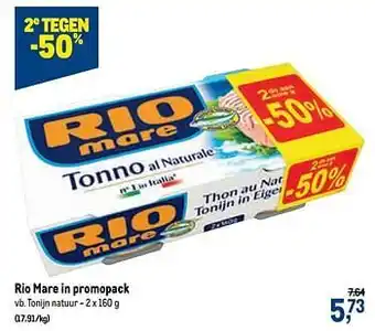 Makro Rio mare tonijn natuur aanbieding