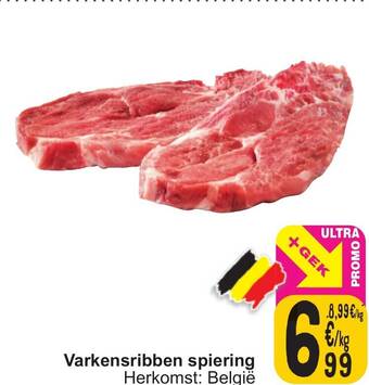 Cora Varkensribben spiering aanbieding