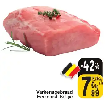 Cora Varkensgebraad aanbieding