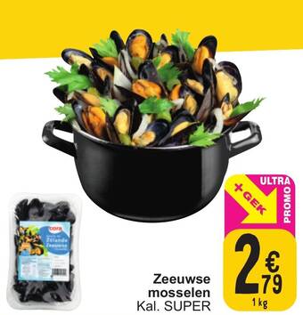 Cora Zeeuwse mosselen 1kg aanbieding