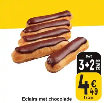 Eclairs met chocolade