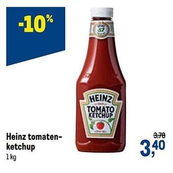 Makro Heinz tomatenketchup 1kg aanbieding