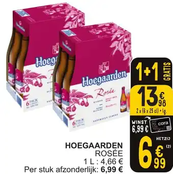 Cora HOEGAARDEN ROSÉE aanbieding