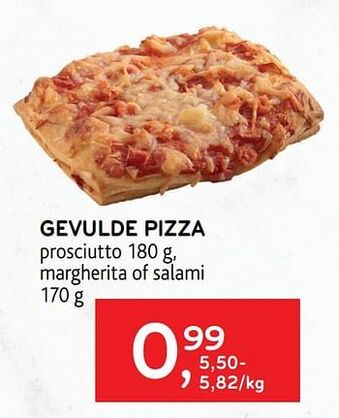 Alvo Gevulde pizza aanbieding