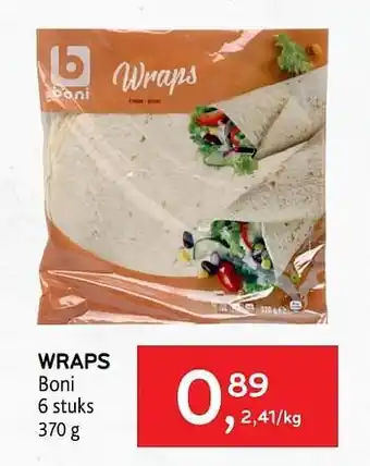Wraps boni