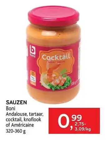 Alvo Sauzen boni aanbieding