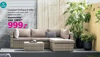 Leen Bakker Loungeset dordogne 6-delig aanbieding