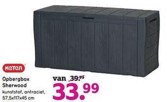 Leen Bakker Opbergbox sherwood aanbieding