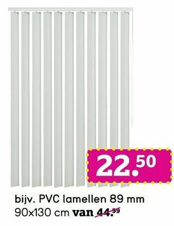 Leen Bakker Pvc lamellen aanbieding