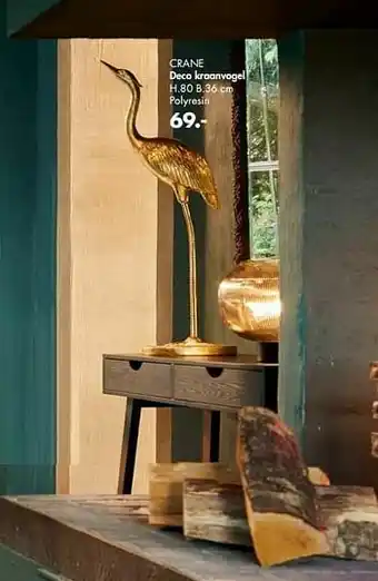 Crane deco kraanvogel