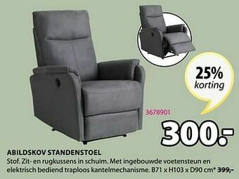 Jysk Abildskov standenstoel aanbieding