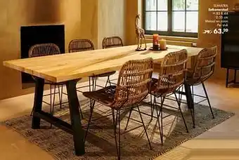 Casa Sumatra eetkamerstoel aanbieding