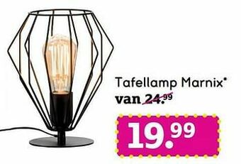 Leen Bakker Tafellamp marnix aanbieding