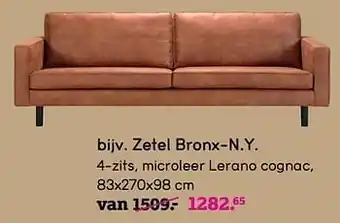 Leen Bakker Zetel bronx-n.y. aanbieding
