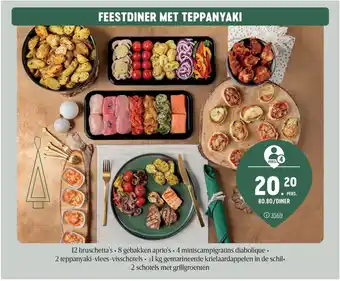 Buurtslagers FEESTDINER MET TEPPANYAKI aanbieding
