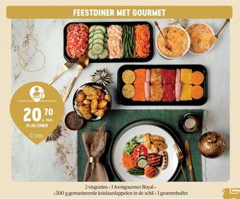 Buurtslagers FEESTDINER MET GOURMET aanbieding