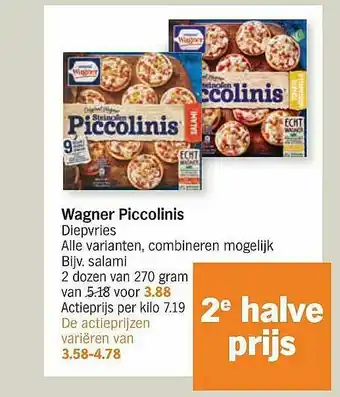 Albert Heijn Wagner Picolinis aanbieding