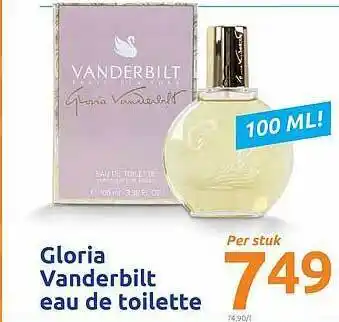 Action Gloria Vanderbuilt Eau De Toilette aanbieding