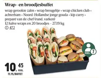 Buurtslagers Wrap- en broodjesbuffet aanbieding